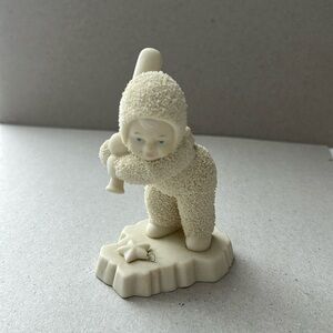 Vintage 1999 Dept 56 Snowbabies Starlight Games Batter Up Baseball Figurine